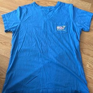 Vineyard Vines Leaf Short Sleeve Shirt / Size S / Color - Blue / Never Worn